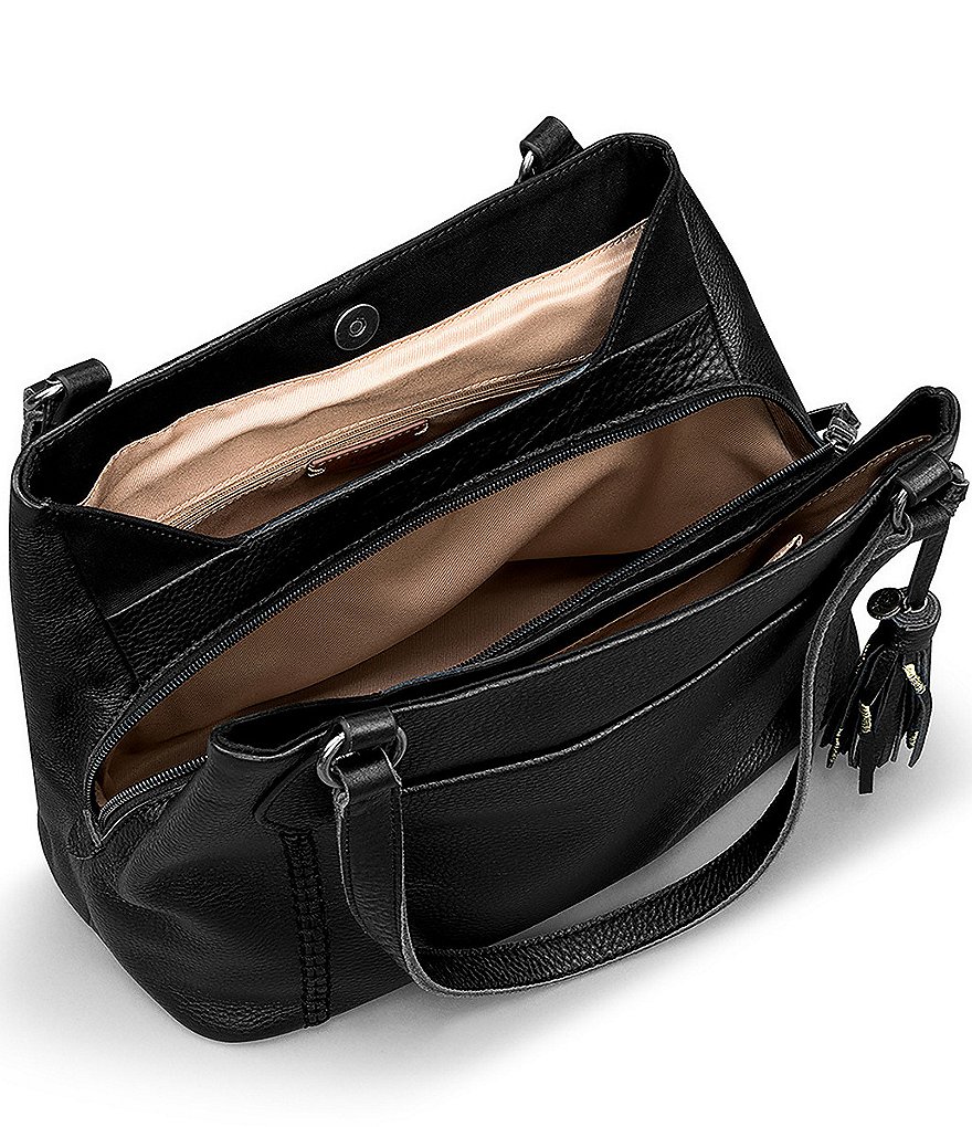 The Sak Melrose Leather Shoulder Satchel Bag