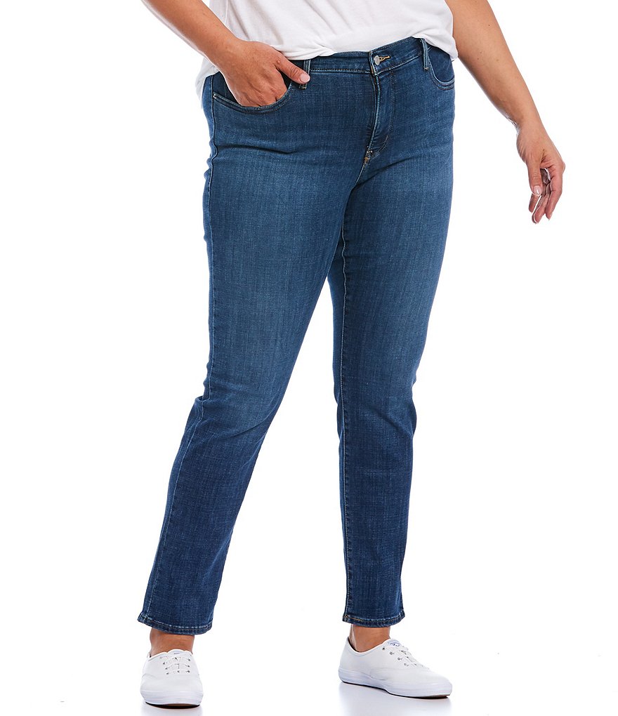 Democracy Plus Size Ab-Solution Capri Skimmer Jean