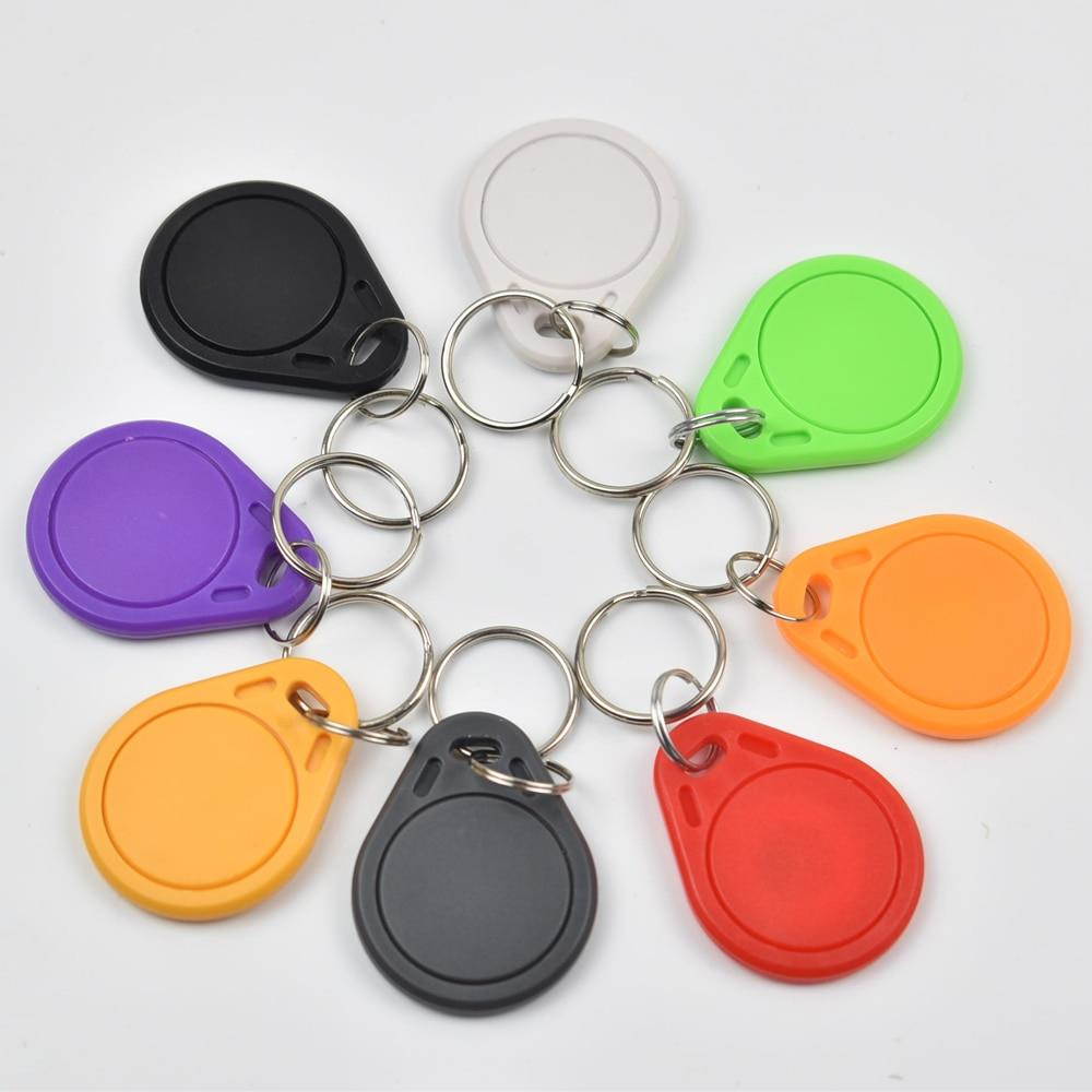 10pcs/Lot 125Khz Proximity RFID EM4305 T5577 Smart Card Read and Rewriteable Token Tag Keyfobs Keychains Access Control