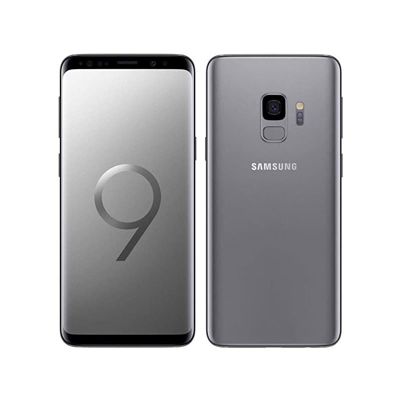 Galaxy S9, 64GB, Titanium Gray - Fully Unlocked (Renewed)