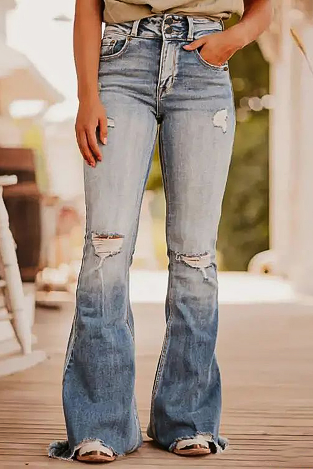 Liverpool Los Angeles Gia Glider Crop Cut Hem Stretch Twill Pull-On Jeans