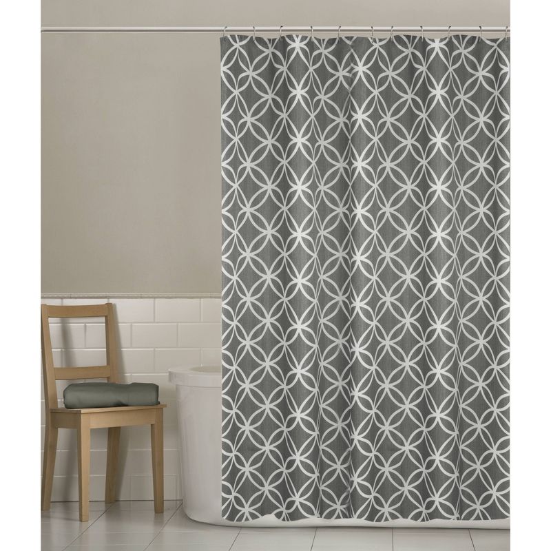 Emma Shower Curtain Gray - Zenna Home