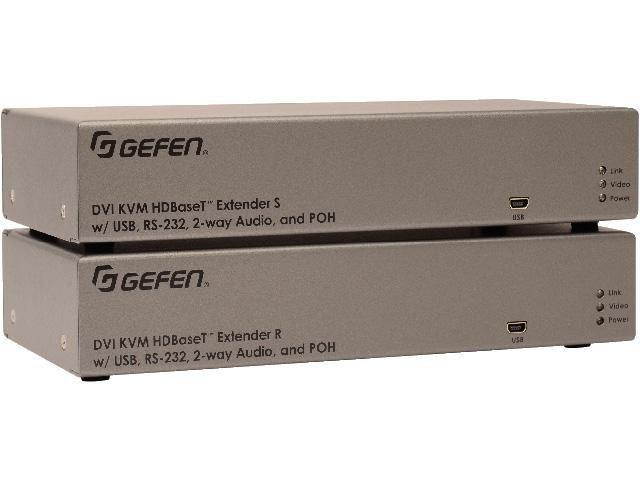 Gefen Inc Hdbaset 2.0 - Extend Dvi, Usb, Rs-232, 2-way Audio - EXT-DVIKA-HBT2