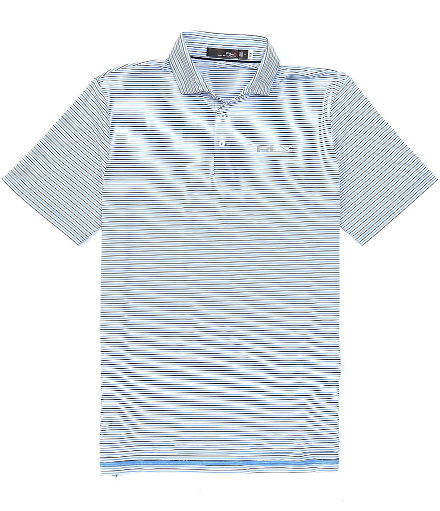 Polo Ralph Lauren RLX Golf Classic-Fit Tech Jersey Blue Lagoon Short-Sleeve Recycled Materials Polo Shirt