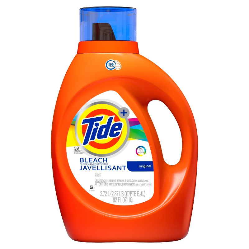 Tide Original Plus Bleach Alternative High Efficiency Liquid Laundry Detergent - 92 fl oz