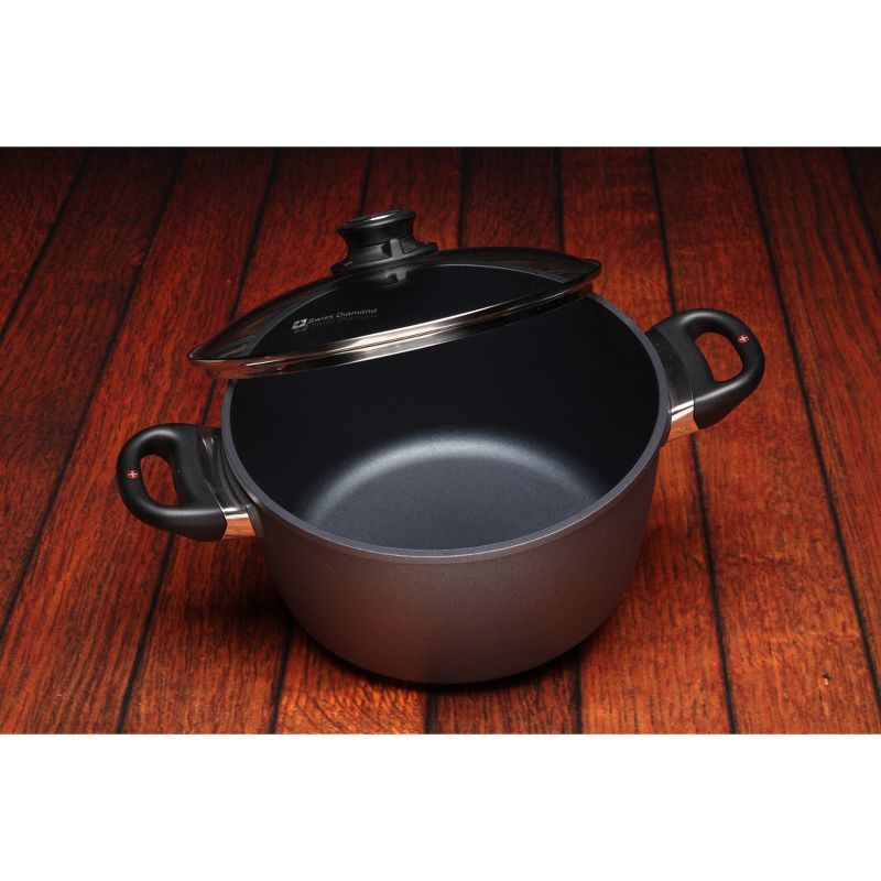Swiss Diamond 7.9qt Stock Pot with Lid