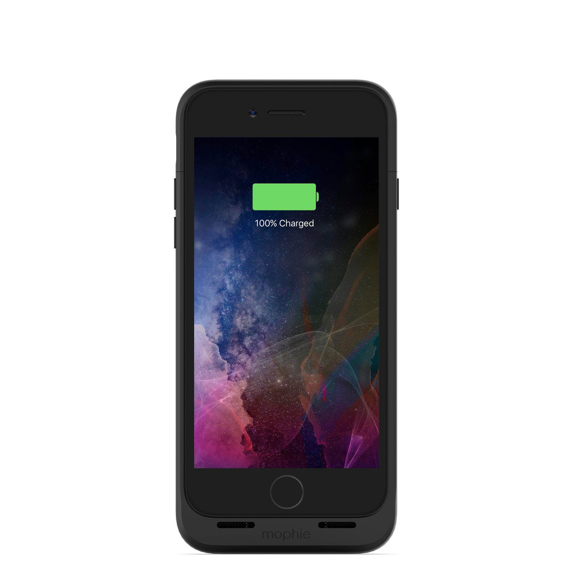 mophie juice pack wireless  - Charge Force Wireless Power - Wireless Charging Protective Battery Pack Case for iPhone 8 and iPhone 7 &ndash; Black