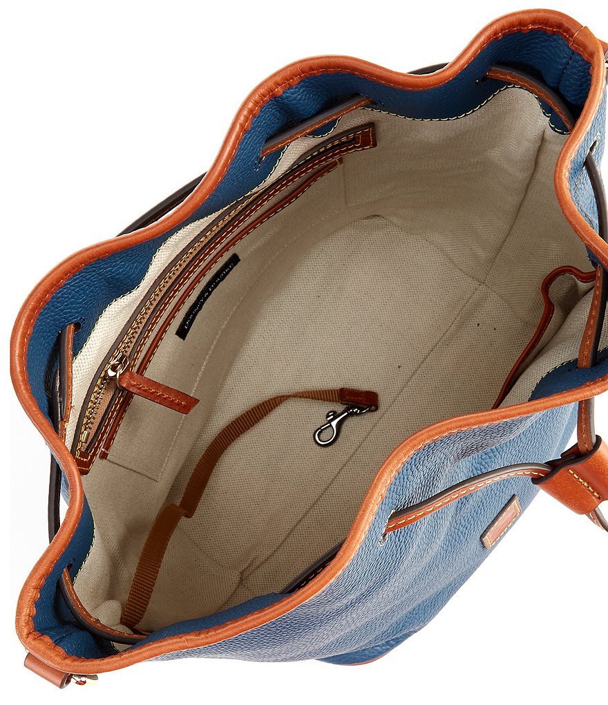 Dooney & Bourke Saffiano Collection Drawstring Bucket Bag