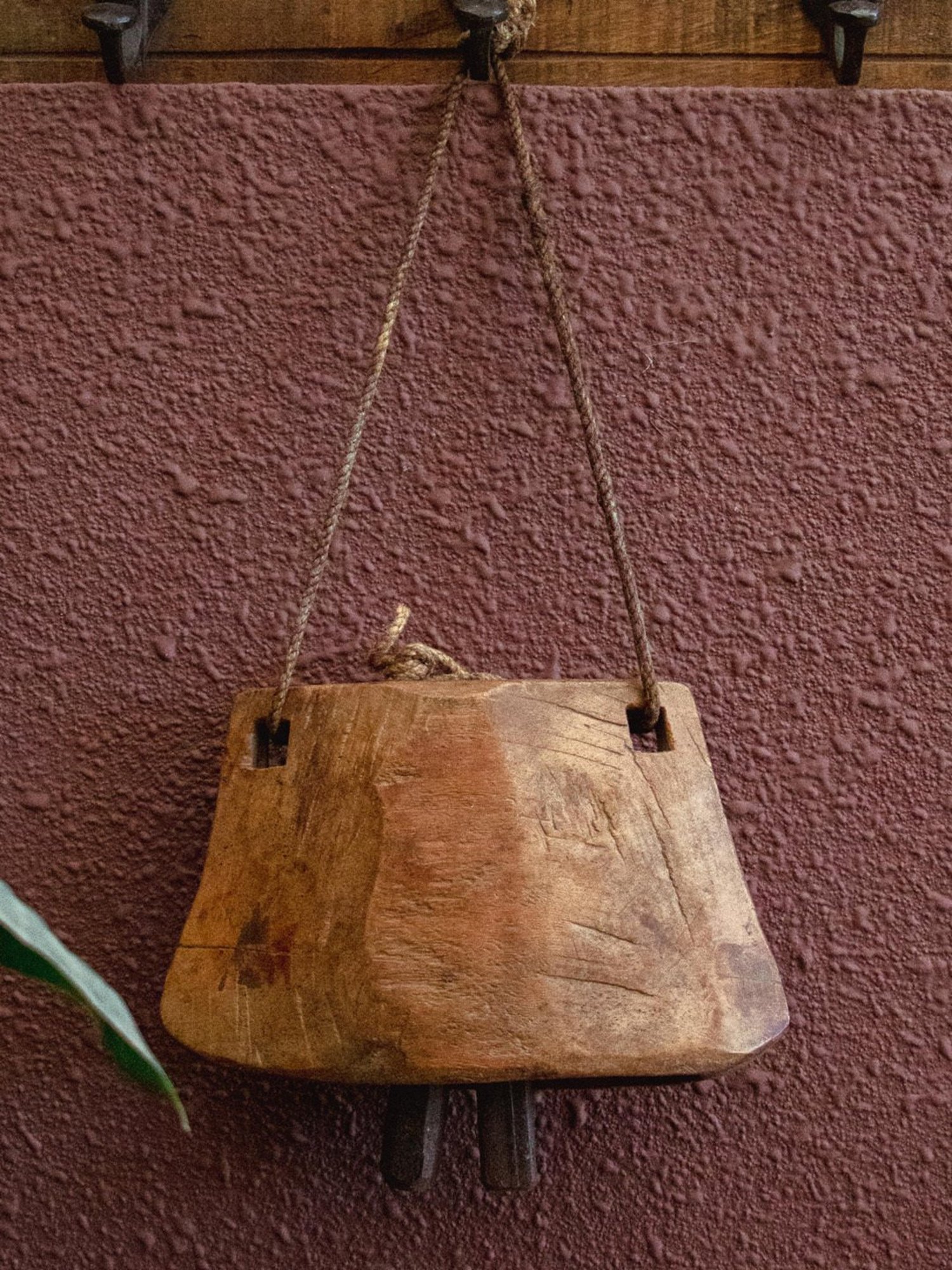 Ambi Vintage Wooden Cow Bell