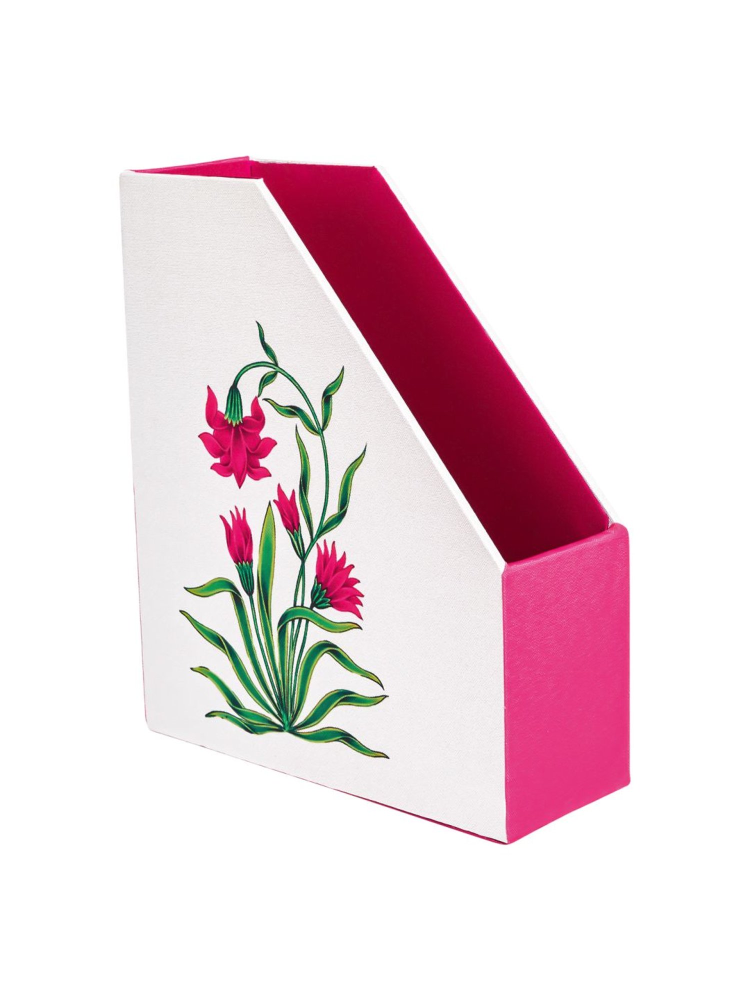 SEJ by Nisha Gupta White & Pink Magazine Rack - Set of 1