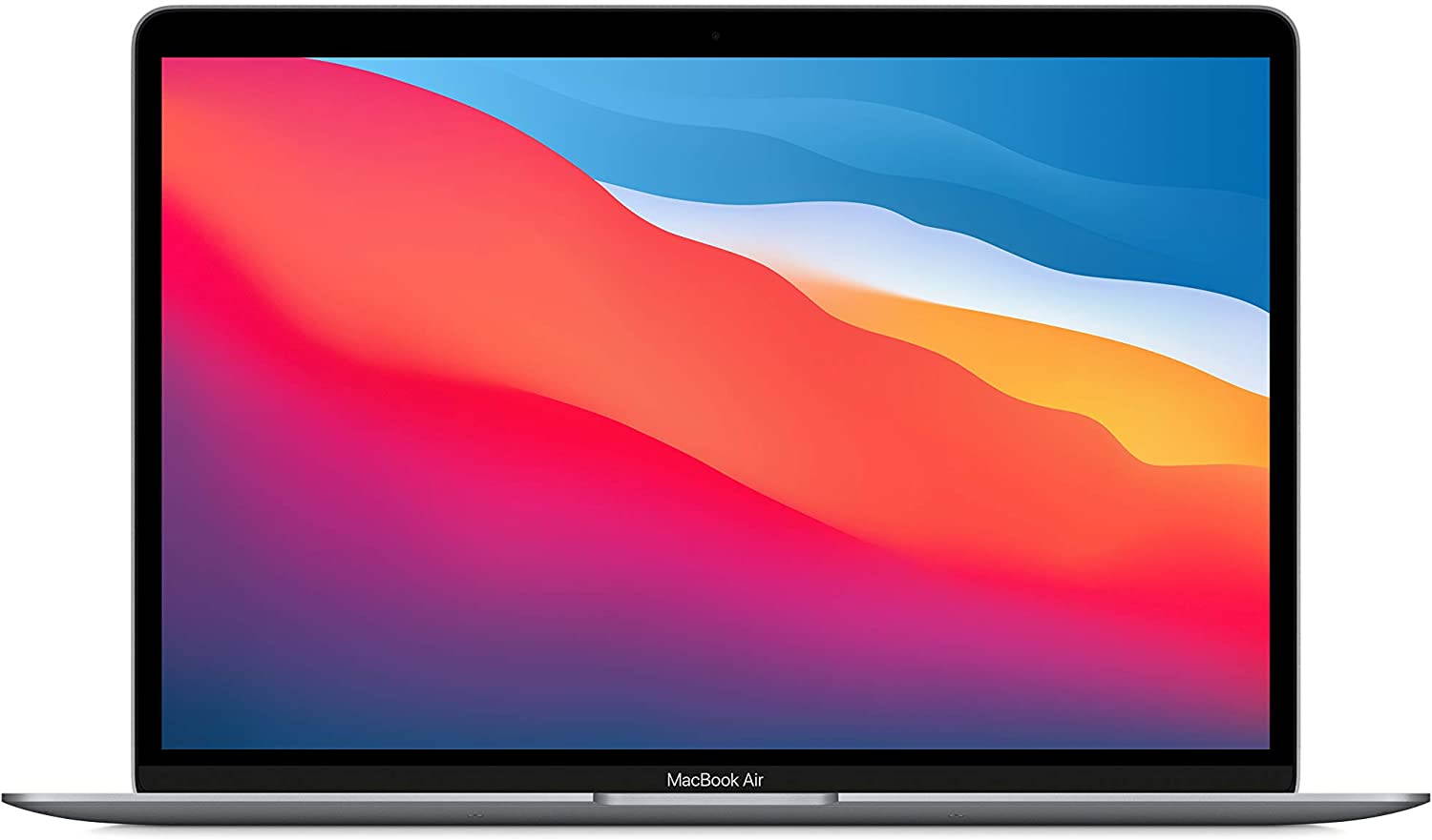 Apple Macbook Air 13.3" with M1 chip with 8-core CPU and 7-core GPU, 256GB SSD 8GB RAM - Space Gray 2020 MGN63LL/A