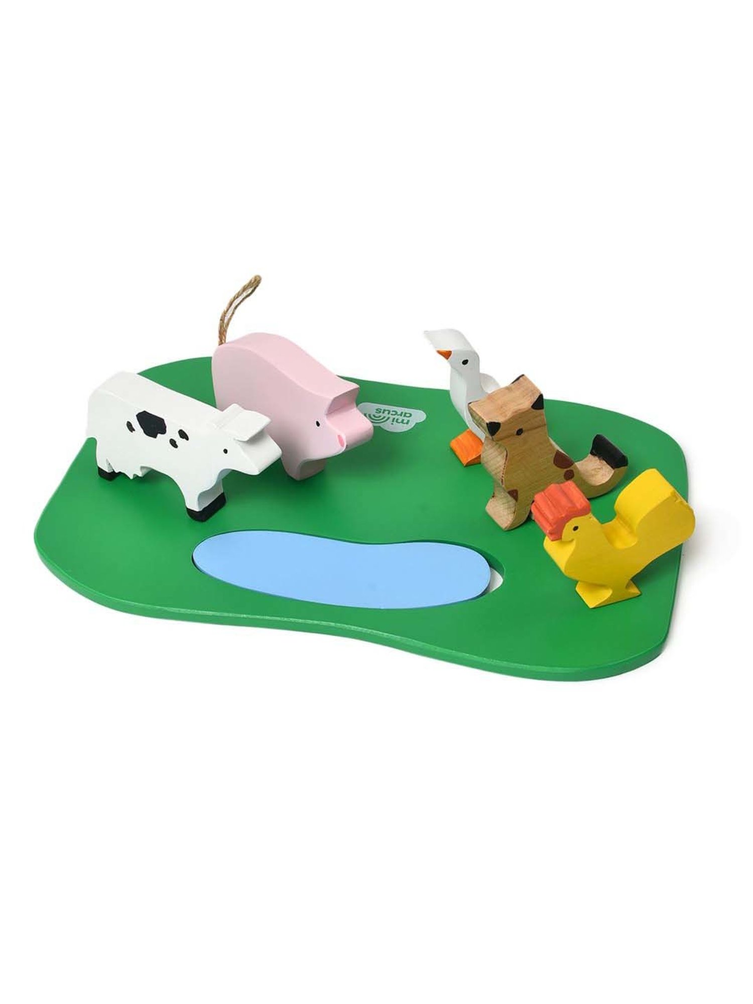 MiArcus Kids Multicolor Wooden Animal Toy Set