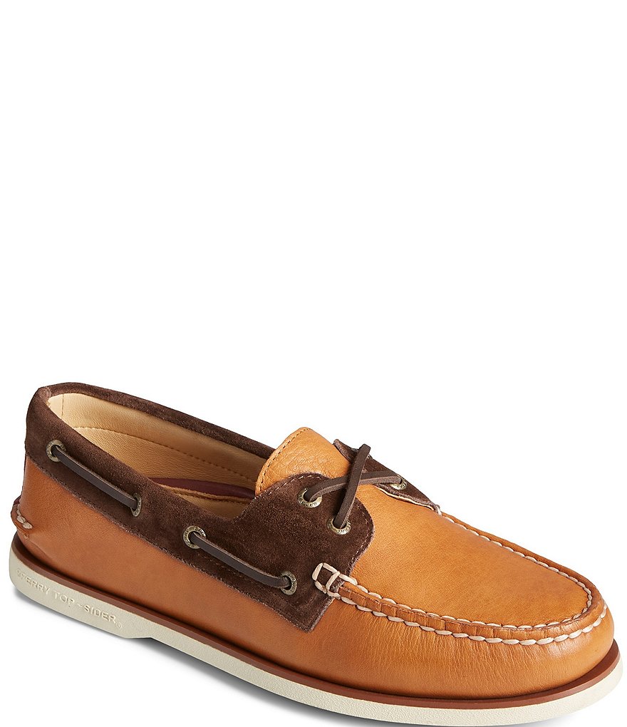 Sperry Men's Gold Authentic Original 2-Eye Nautical Boat Shoes