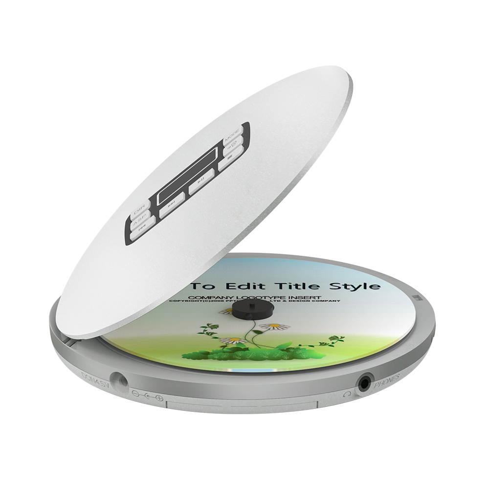 HOTT Portable CD Player Personal Compact Disc Player with LCD Display Stereo Earbuds and USB Power Adapter Electronic Skip Protection Anti-Shock Function