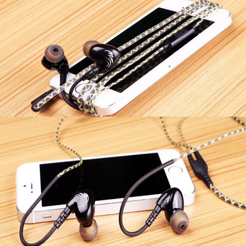 Hi Res High-quality Stereo Surround Wired Headphone , Top ABS + PC Material Shockproof Dust-proof Waterproof Bass Strengthening Noise Cancelling In-ear Headset , Strong Durable Diamond Grain Line Hand