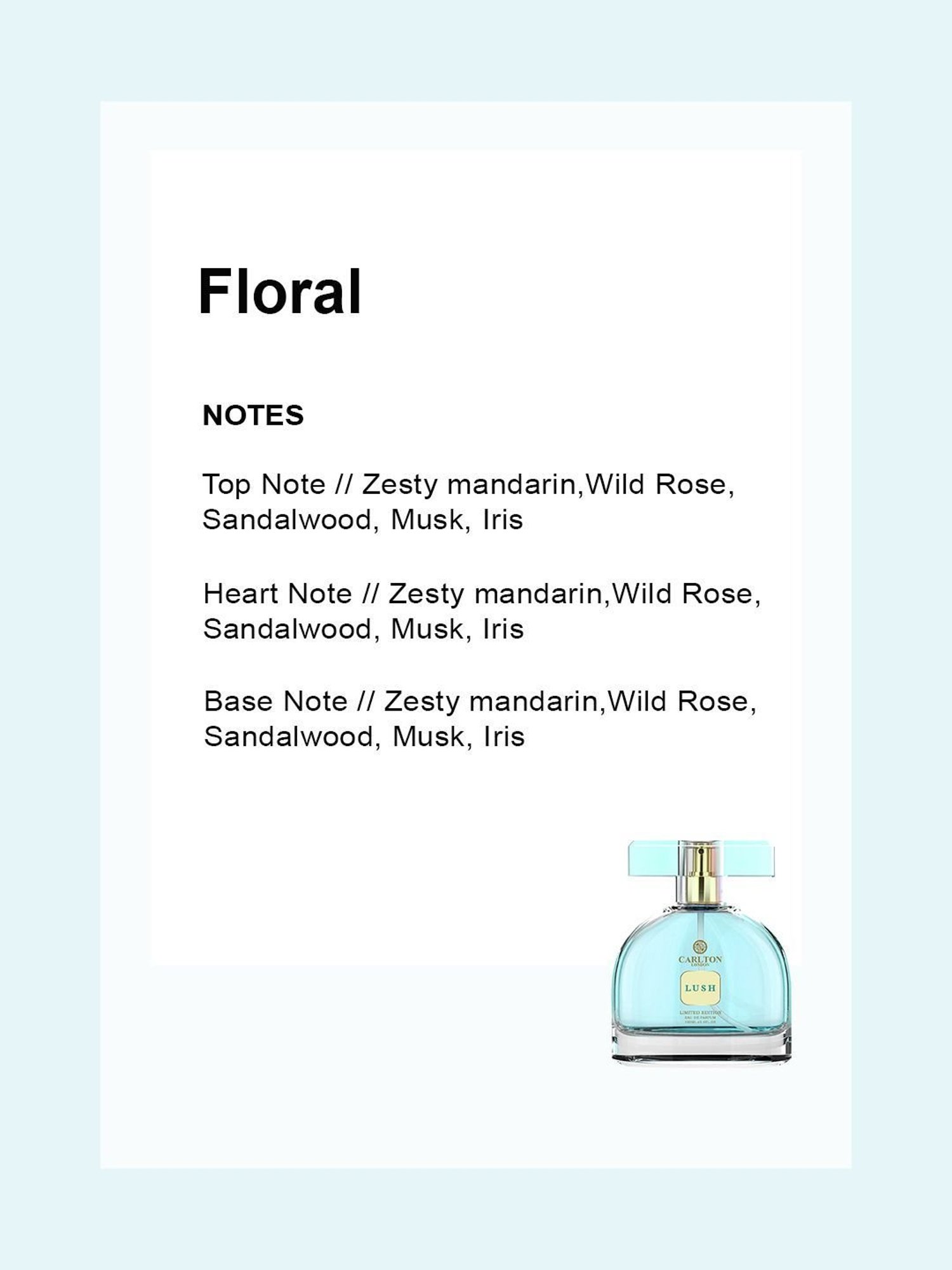 Carlton London Limited Edition Lush Perfume - 100 ml