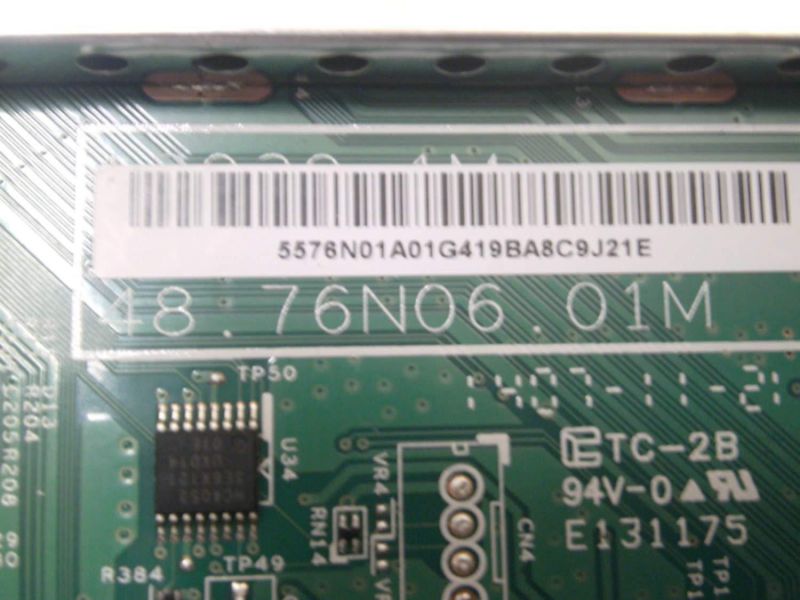 VIZIO E400i-B2 13039-1M Y14 E40 M80 MB 48.76N05.01M VIDEO BOARD