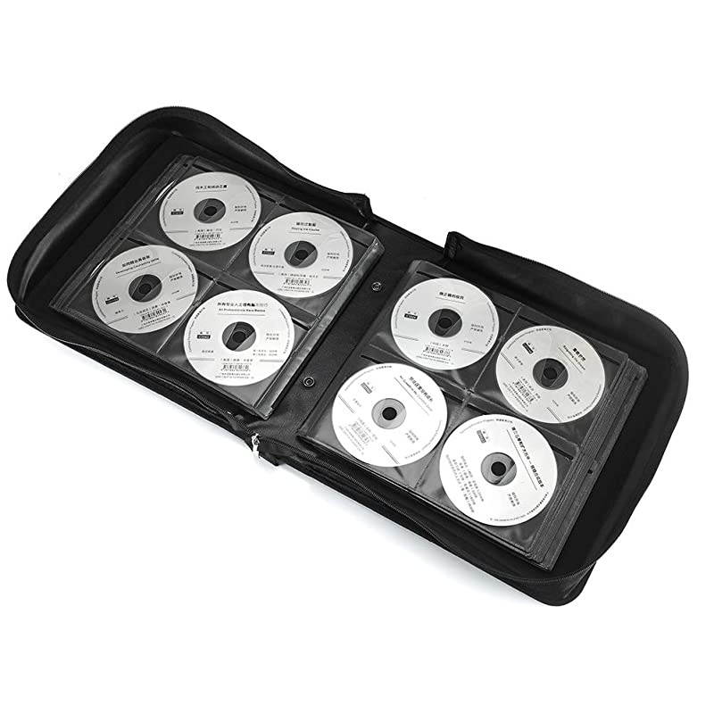 264 Capacity CD/DVD Case Holder, Storage, Binder by  (Black)