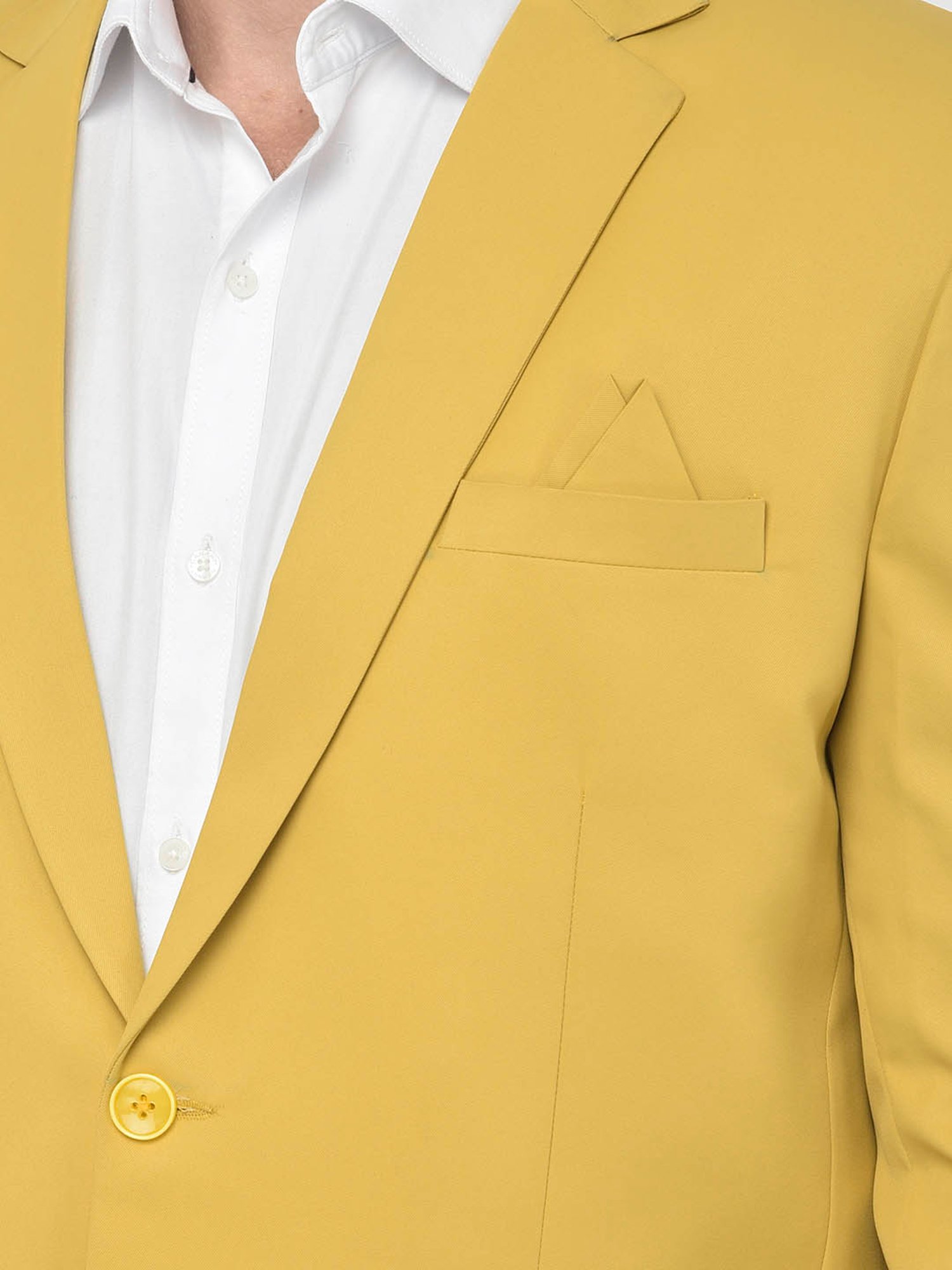 SG RAJASAHAB Yellow Notch Lapel 2-Piece Suit