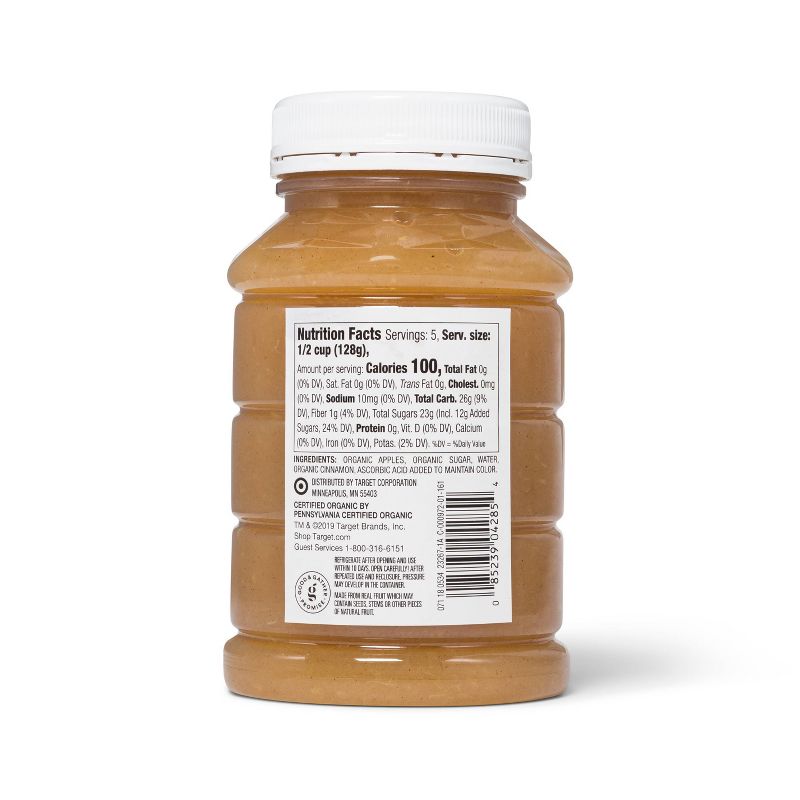Organic Cinnamon Applesauce - 24oz - Good & Gather™