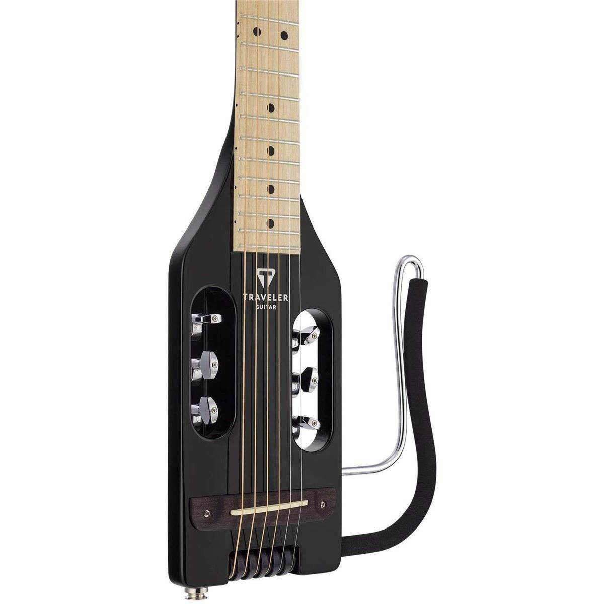 Traveler Guitar Ultra-Light Acoustic-Electric Guitar (Gloss Black)