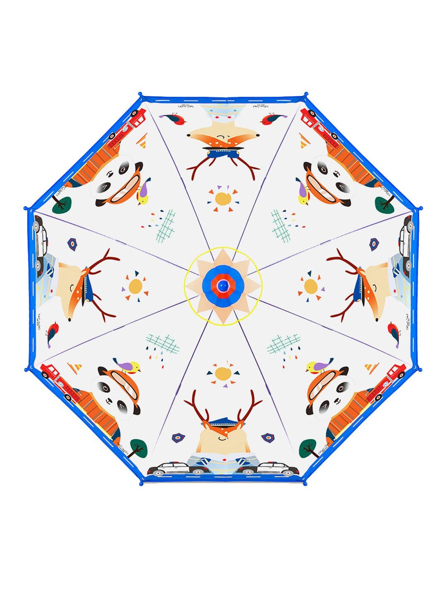 Little Surprise Box Mulicolor Printed 2 Fold Umbrella