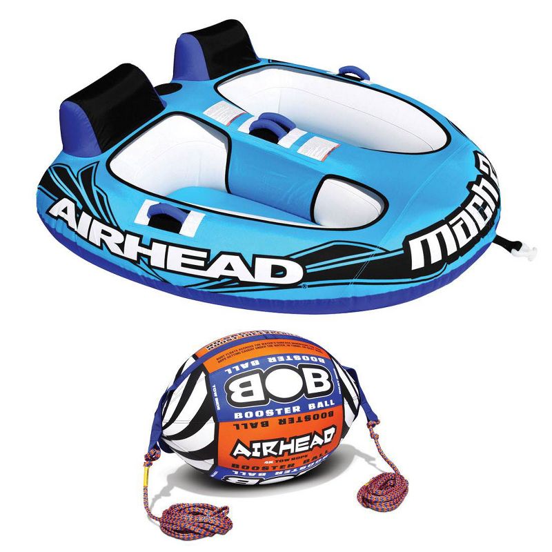Airhead Boat 2 Section Tube 50-60 Foot Tow Rope for 4 Rider Towables | AHTR-42