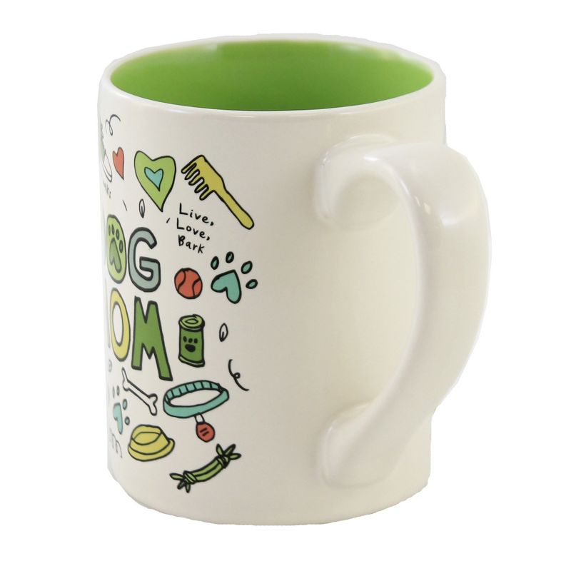 Tabletop 4.0" Dog Mom Mug. Cold Nose Warm Heart Enesco  -  Drinkware
