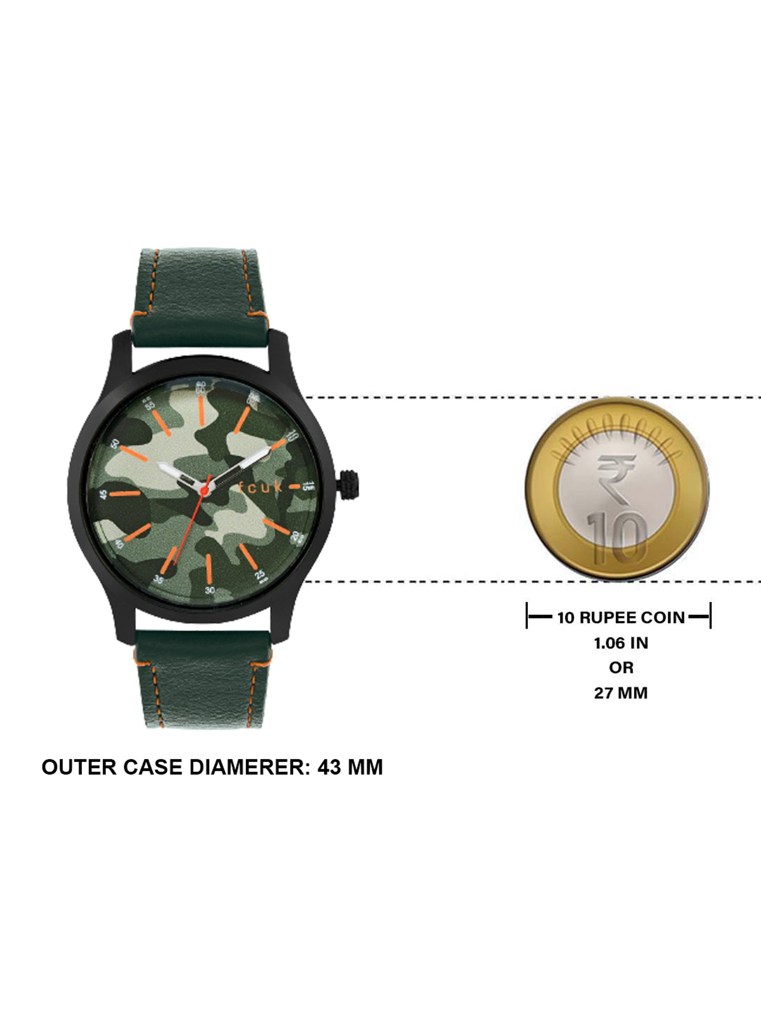 FCUK FK00011D Analog Watch for Men
