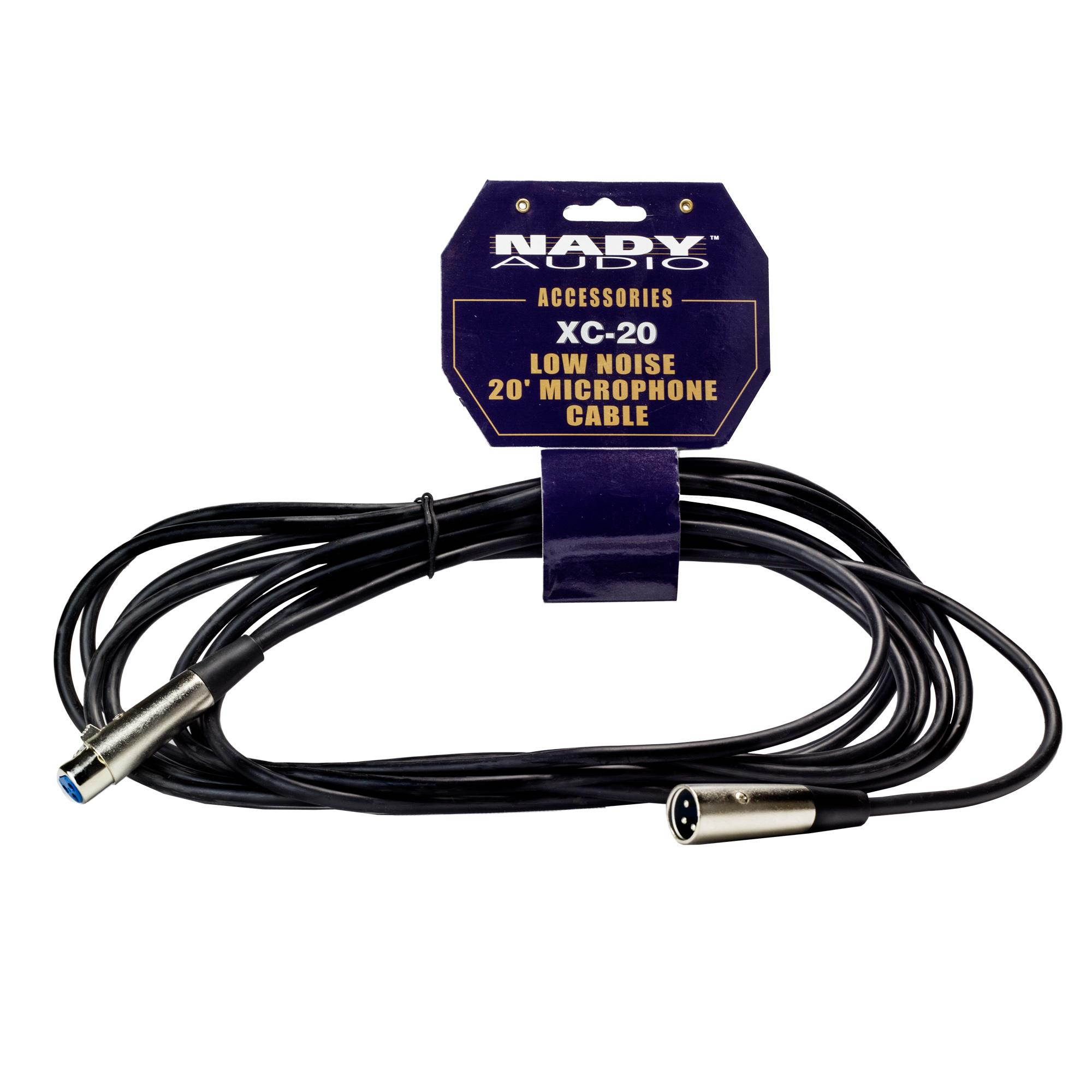 Nady XC-20 - 20' XLR-XLR microphone cable, Ideal for home studio or live performance