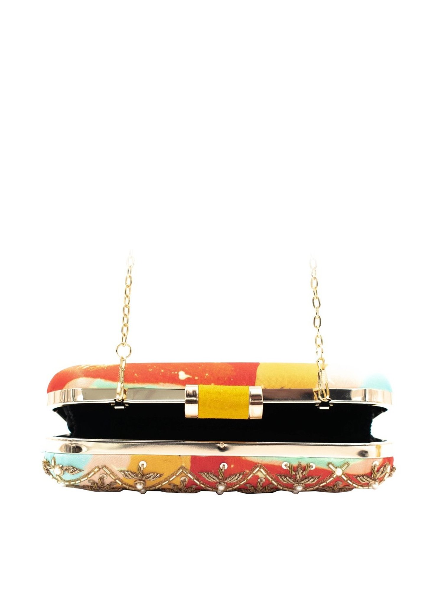 Sugarcrush Multicolor Silk Clutch