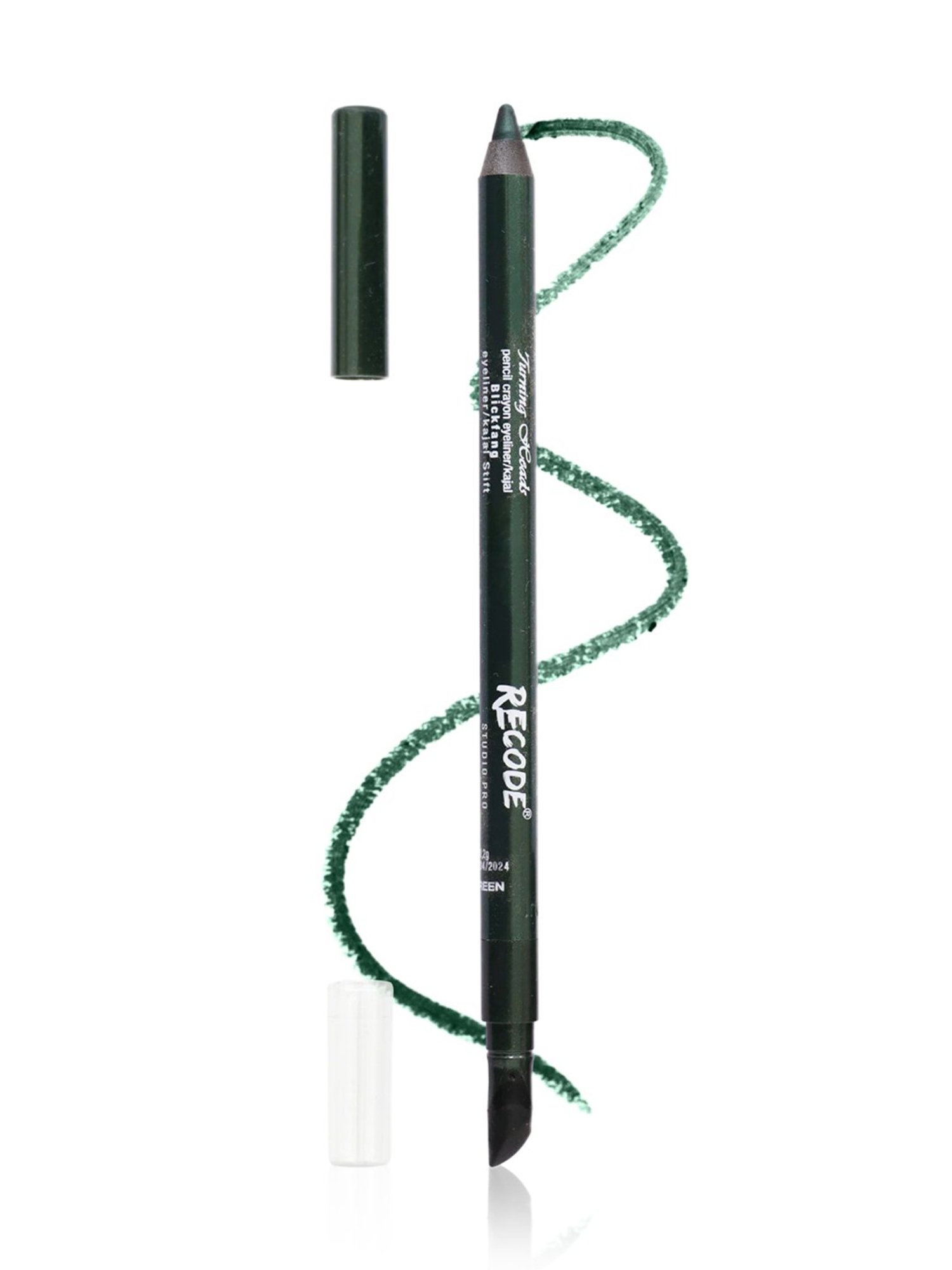 Recode Turning Heads Crayon Eyeliner/Kajal 05 Evergreen - 1.2 gm