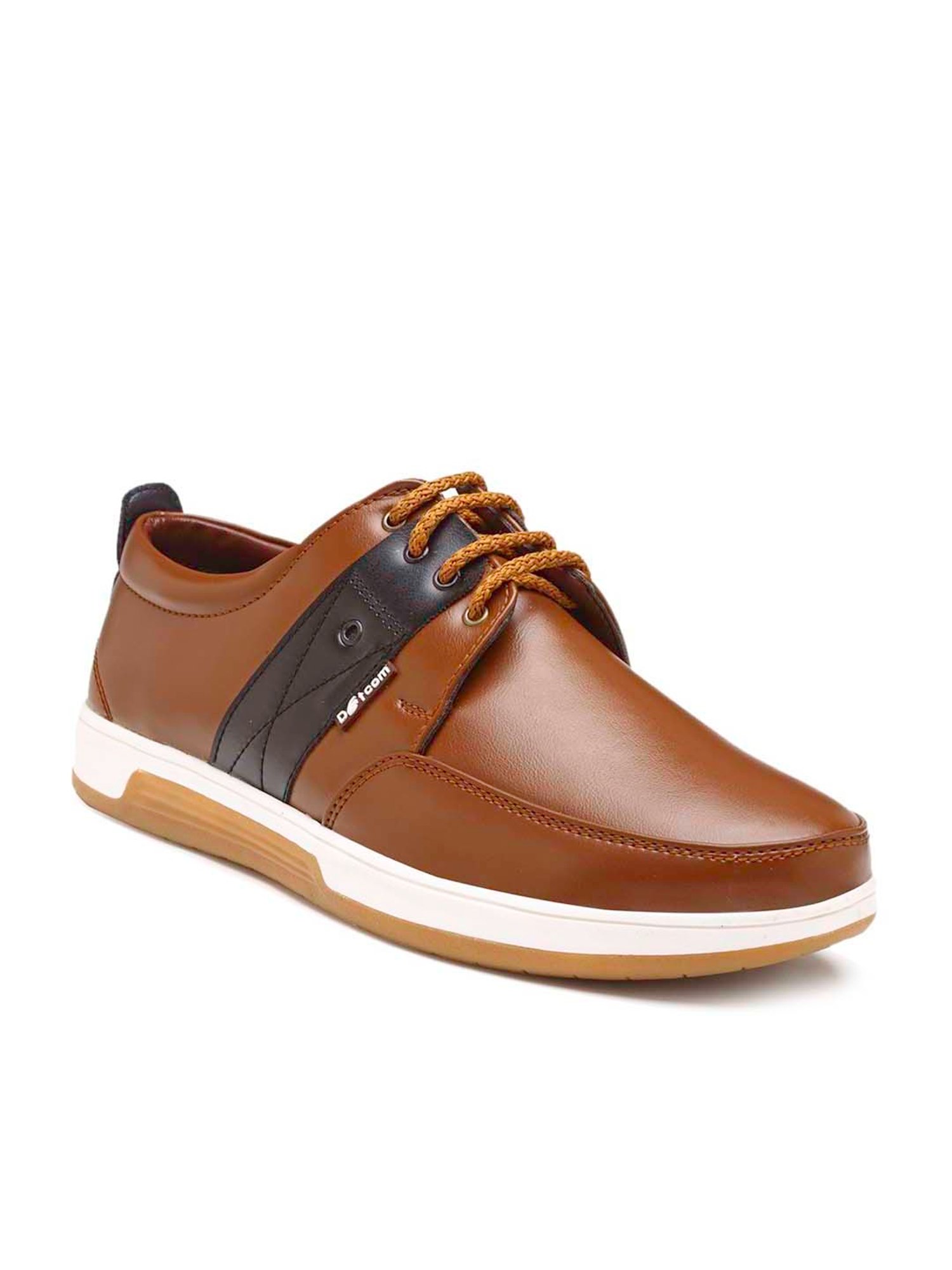 Action Men's Tan Derby Shoes