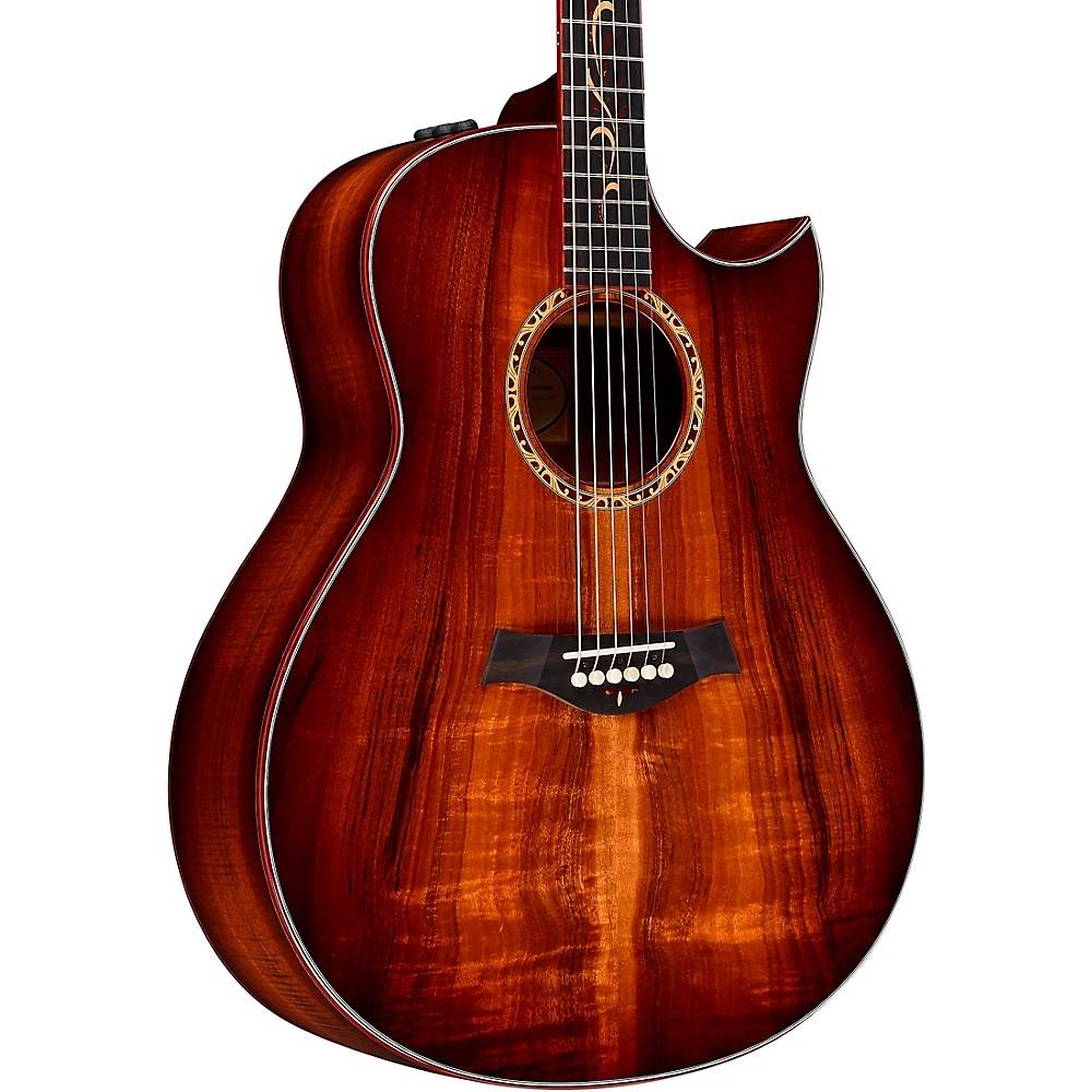 Taylor Custom Grand Orchestra #11093 A-Grade Koa Acoustic-Electric Guitar Shaded Edge Burst