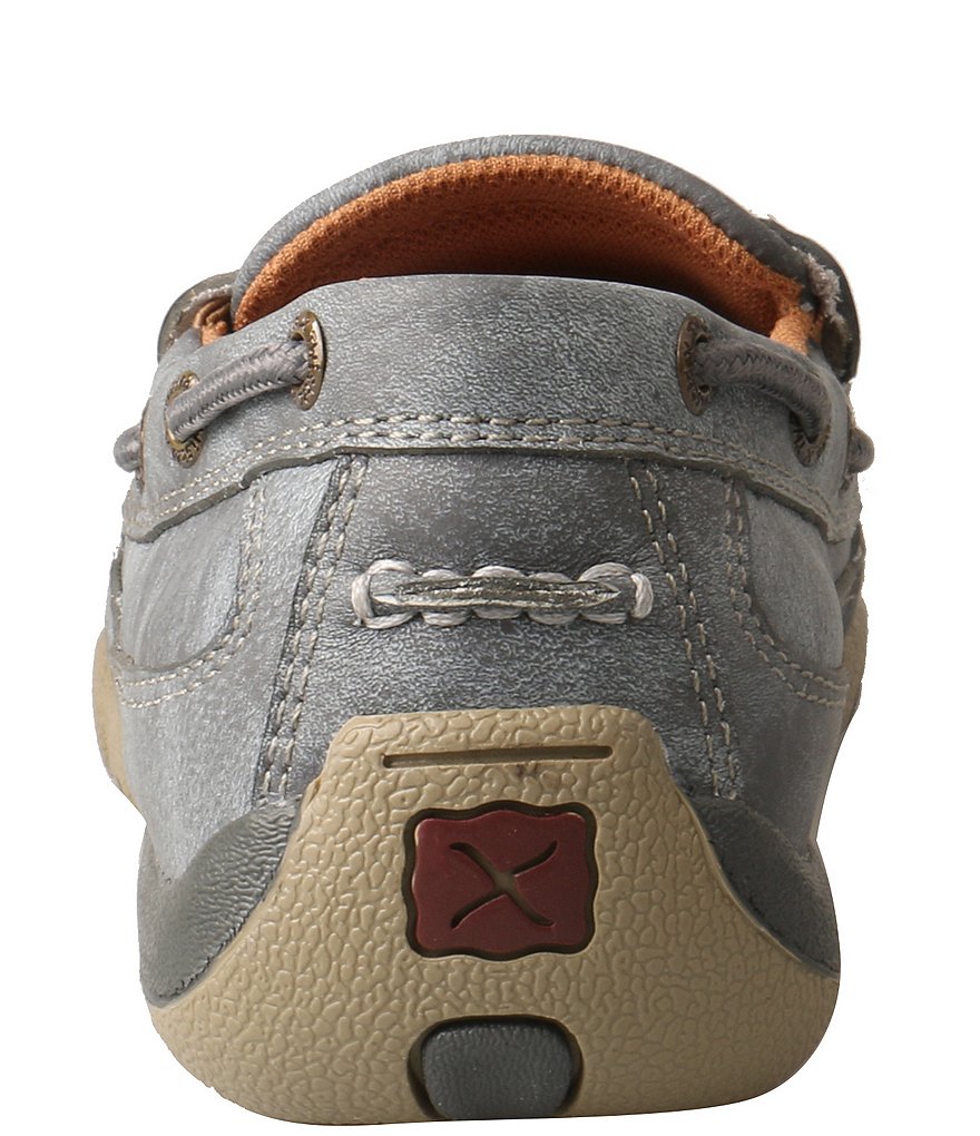 Twisted X Women's Printed Leather Slip-On Driving Mocs