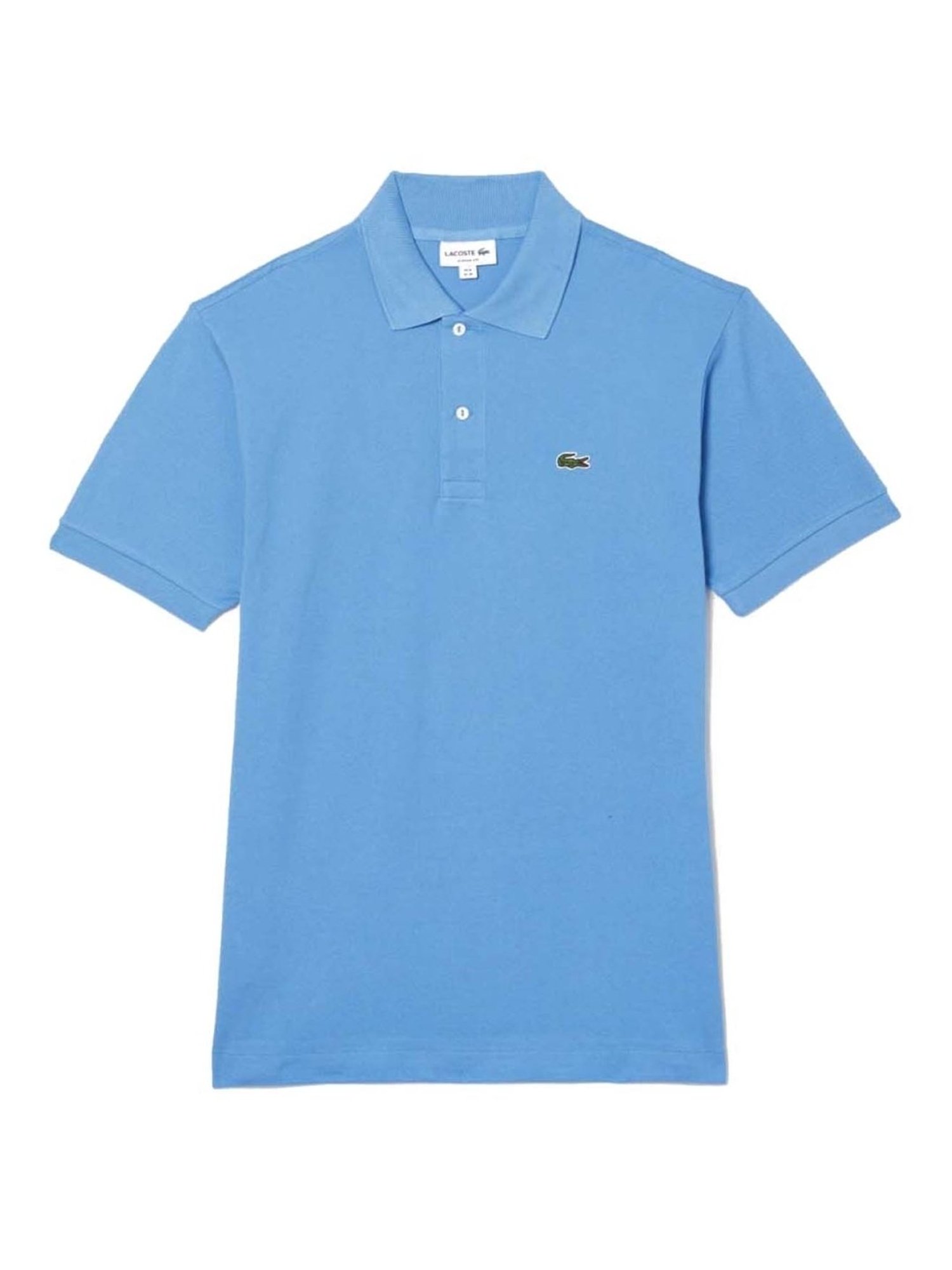 Lacoste Blue Cotton Regular Fit Polo T-Shirt