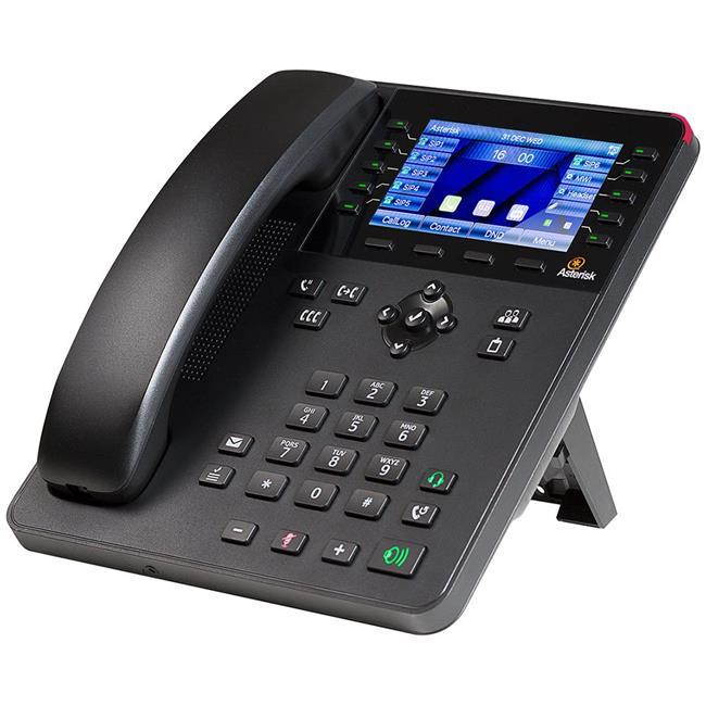 Digium, Inc. - 1TELA030LF - Phone  A30 6-line SIP w/ HD voice  Gigabit  4.3in. color display  icon keys