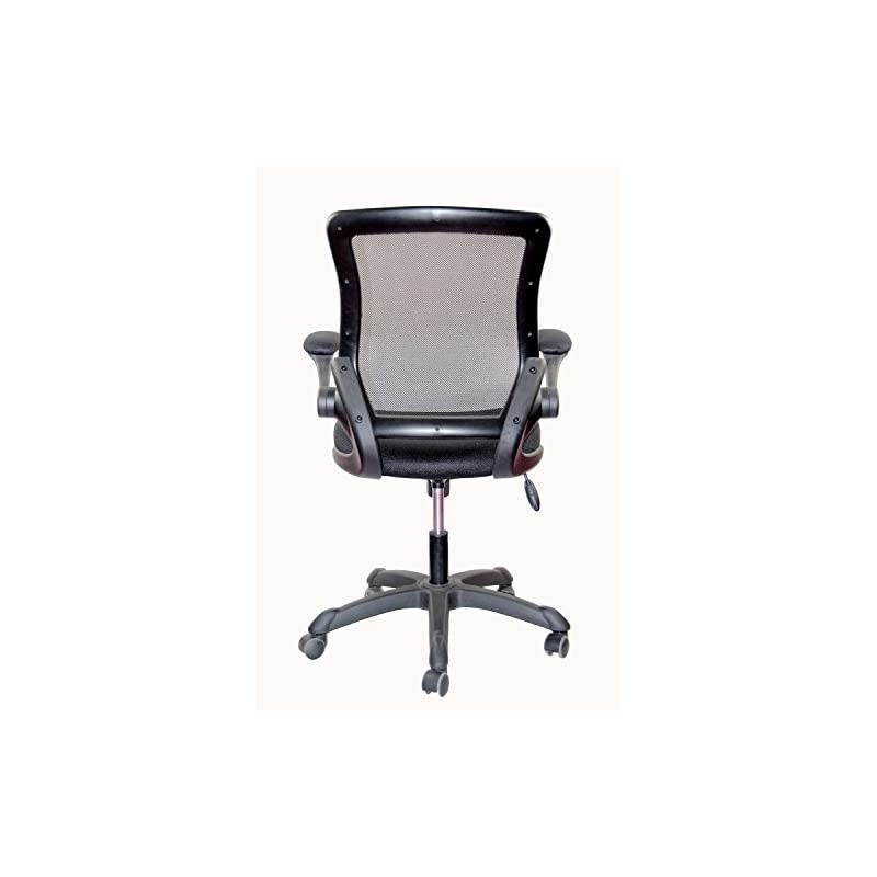 Task Office Chair with Flip Up Arms. Color: Black