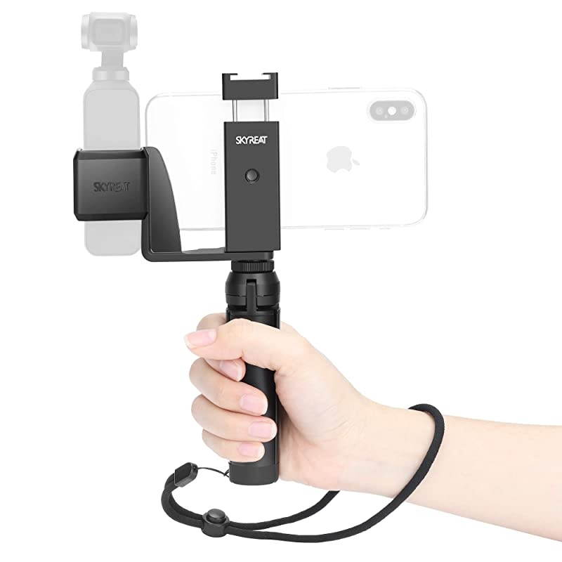 Osmo Pocket Mount Accessories Handheld Phone Holder Bracket Tripod Mountw Cold Shoe 14Thread for DJI Osmo PocketPocket 2