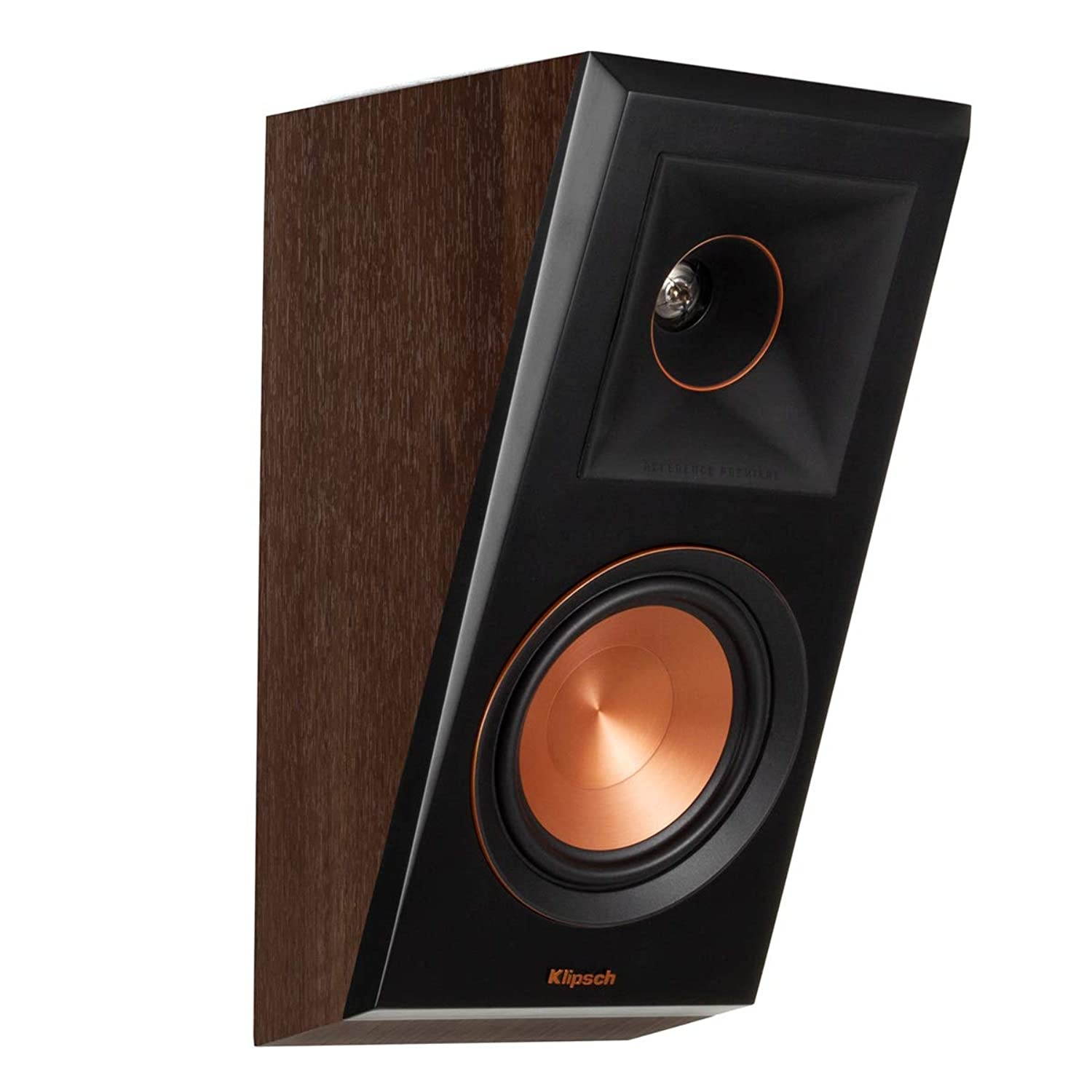 Klipsch RP-500SA Dolby Atmos Surround Sound Speakers (Walnut)
