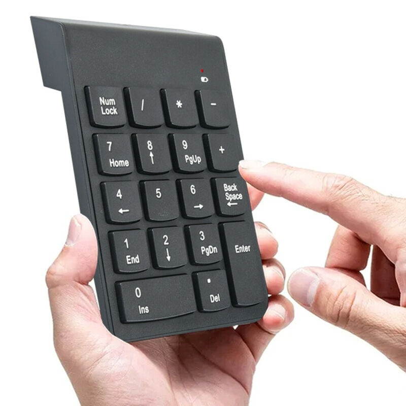 Vicabo 18 Keys Wired USB Numeric Keypad, Mini Digital Keyboard for IMac/MacBook Air/Notebook/Desktop
