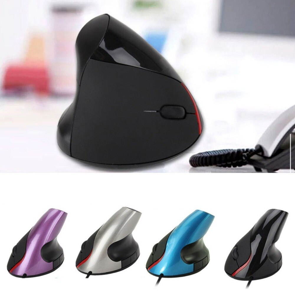 Wireless / Wired Vertical Mouse Wrist Rest Superior Ergonomic Design Mice Optical USB Mouse For Gaming Computer PC Laptop