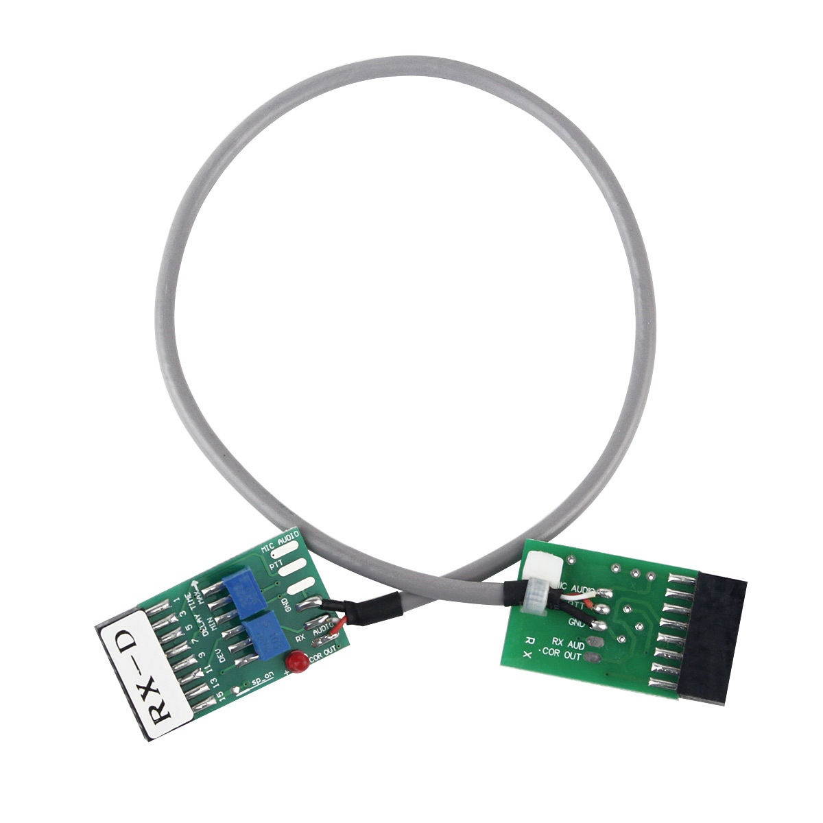 1x Radio Relay Station Repeater Connector Cable TX-RX Time Delay for Motorola B2C & 2Pcs Walkie Talkie Spare Part Back Belt Clip for Baofeng 2-Way Radio UV5R