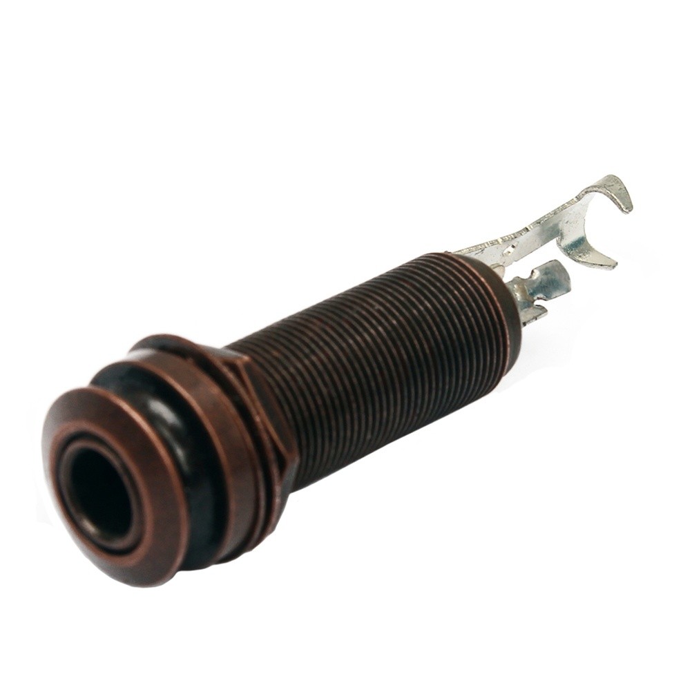 Guitar Bass End Pin Output Jack Mono or Stereo Applications Chrome