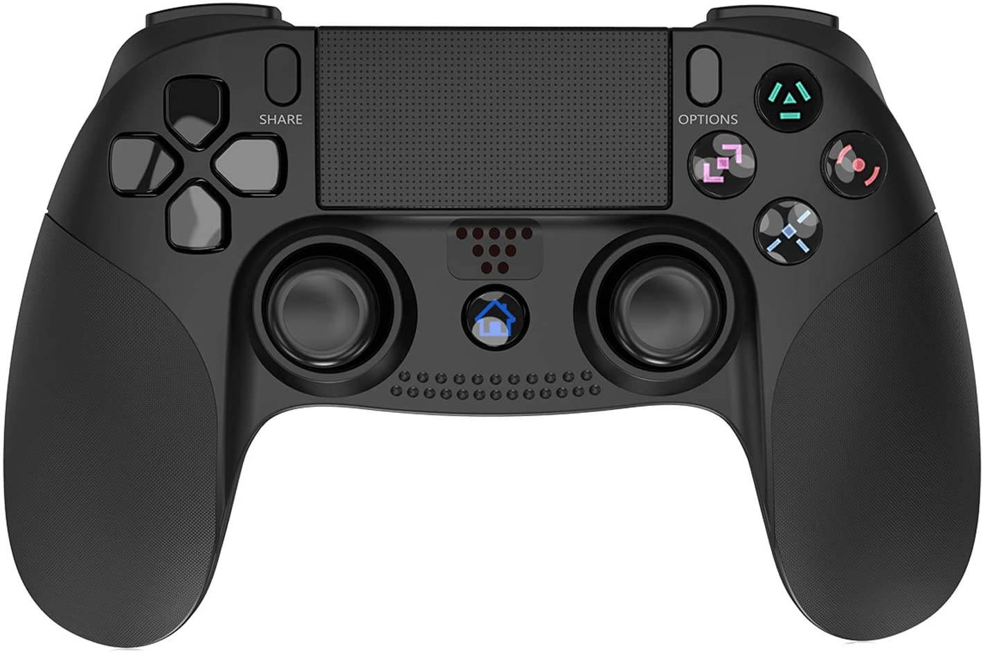 Wireless Controller for PS4/PS3 Console, Touch Panel Antiskid marks Color LED gaming Controller  , Built-in 3D acceleration sensor and G gyroscope sensor