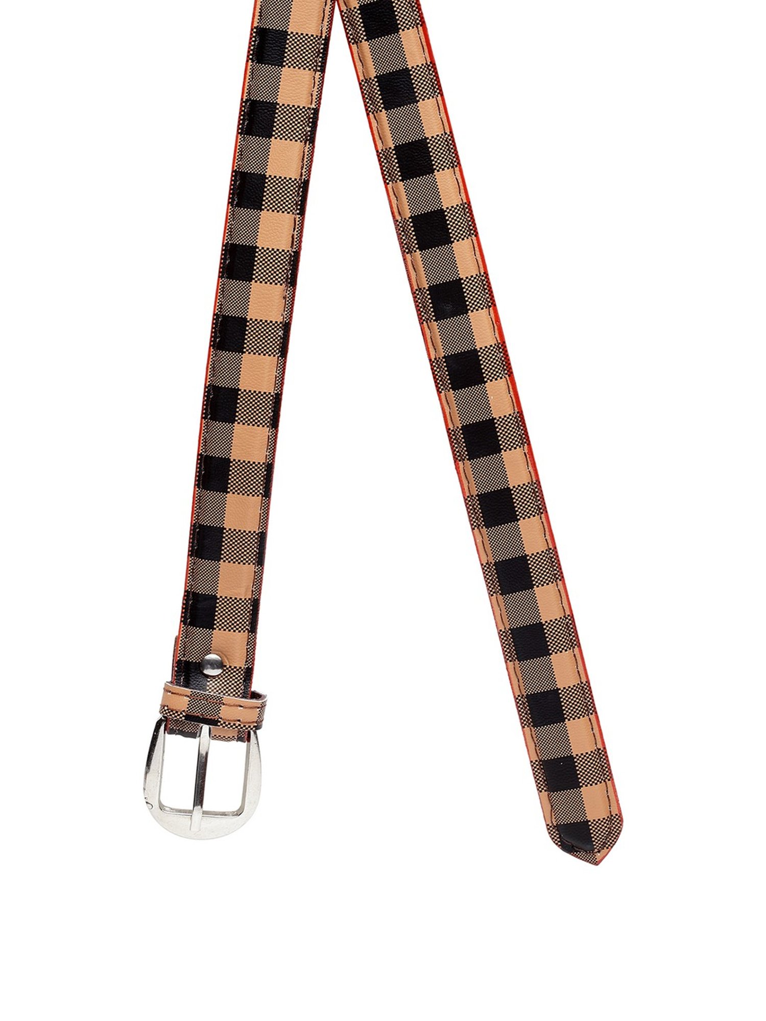 Apsis Brown PU Waist Belt for Women