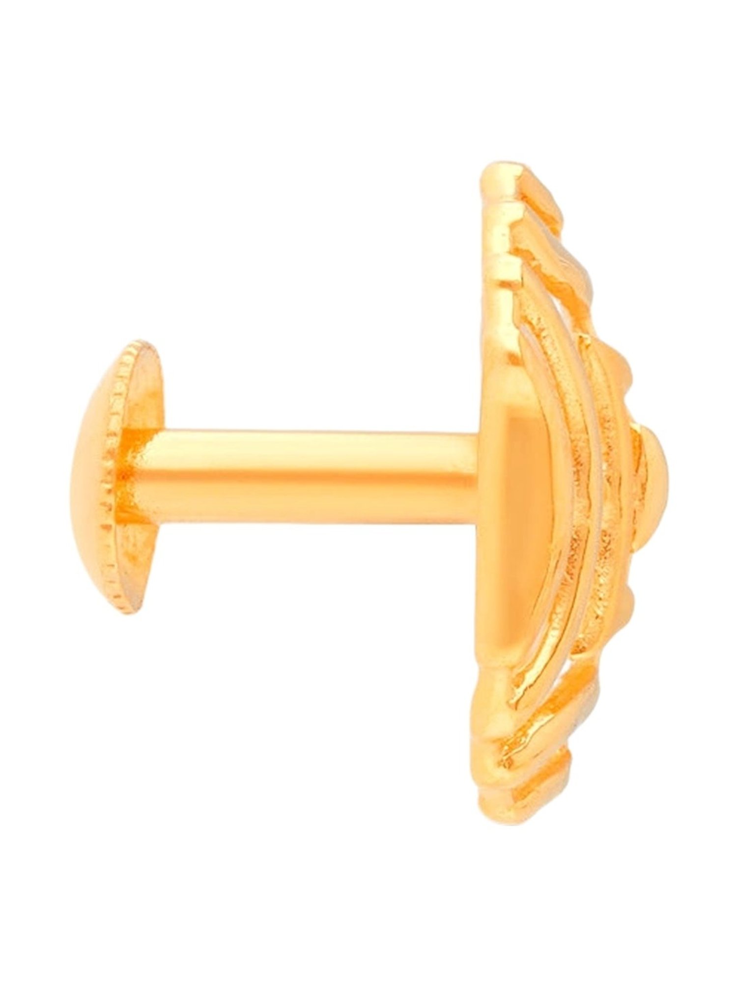 Malabar Gold and Diamonds 22k (916) BIS Hallmark Yellow Gold Earring For Women