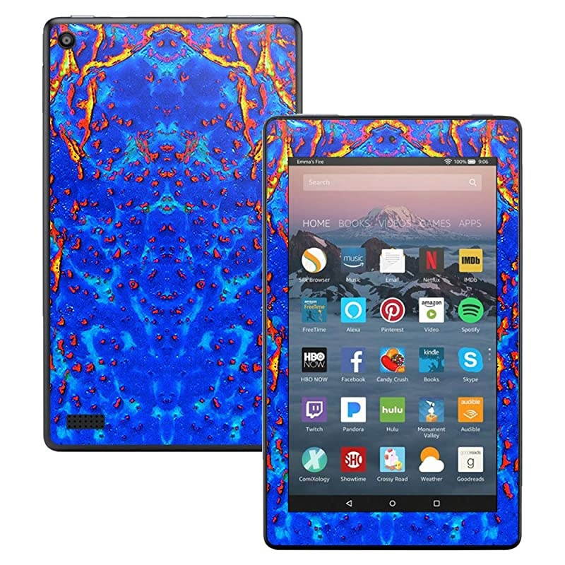 Skin Compatible with  Kindle Fire 7 2017 Melting | Protective Durable and Unique Vinyl Decal wrap Cover | Easy to Apply Remove and Change Styles | Made in The USA