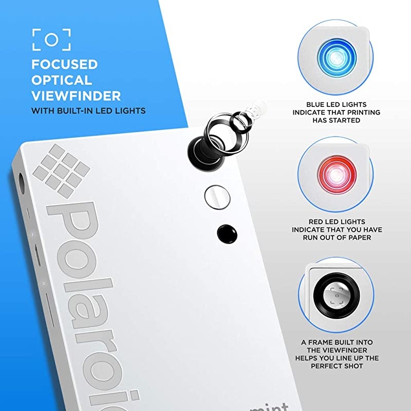 Polaroid Mint Instant Print Digital Camera (Black), Prints on  2x3 Sticky-Backed Photo Paper