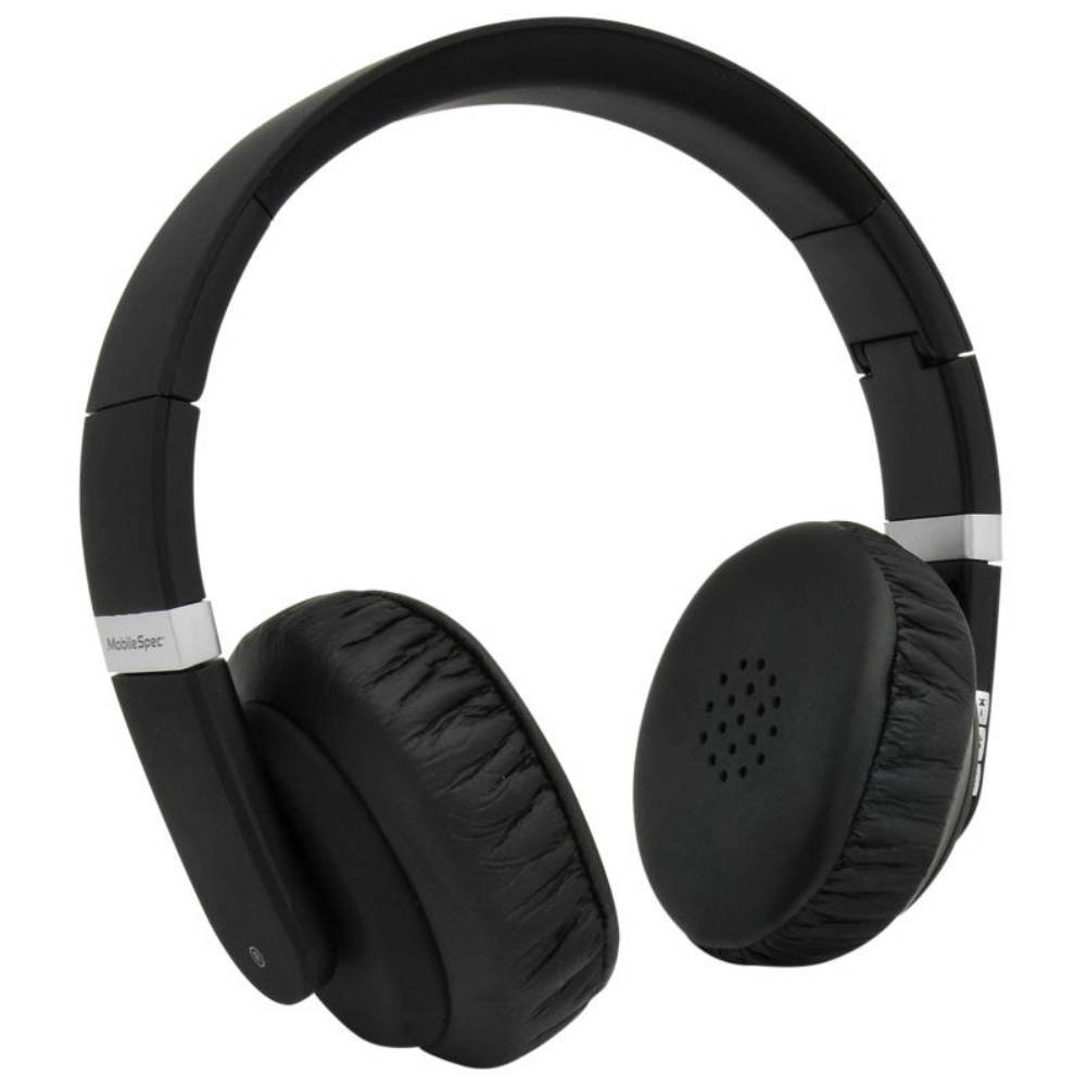 Mobilespec MBS11154 Premium Bluetooth Wireless Folding Headphones - Black